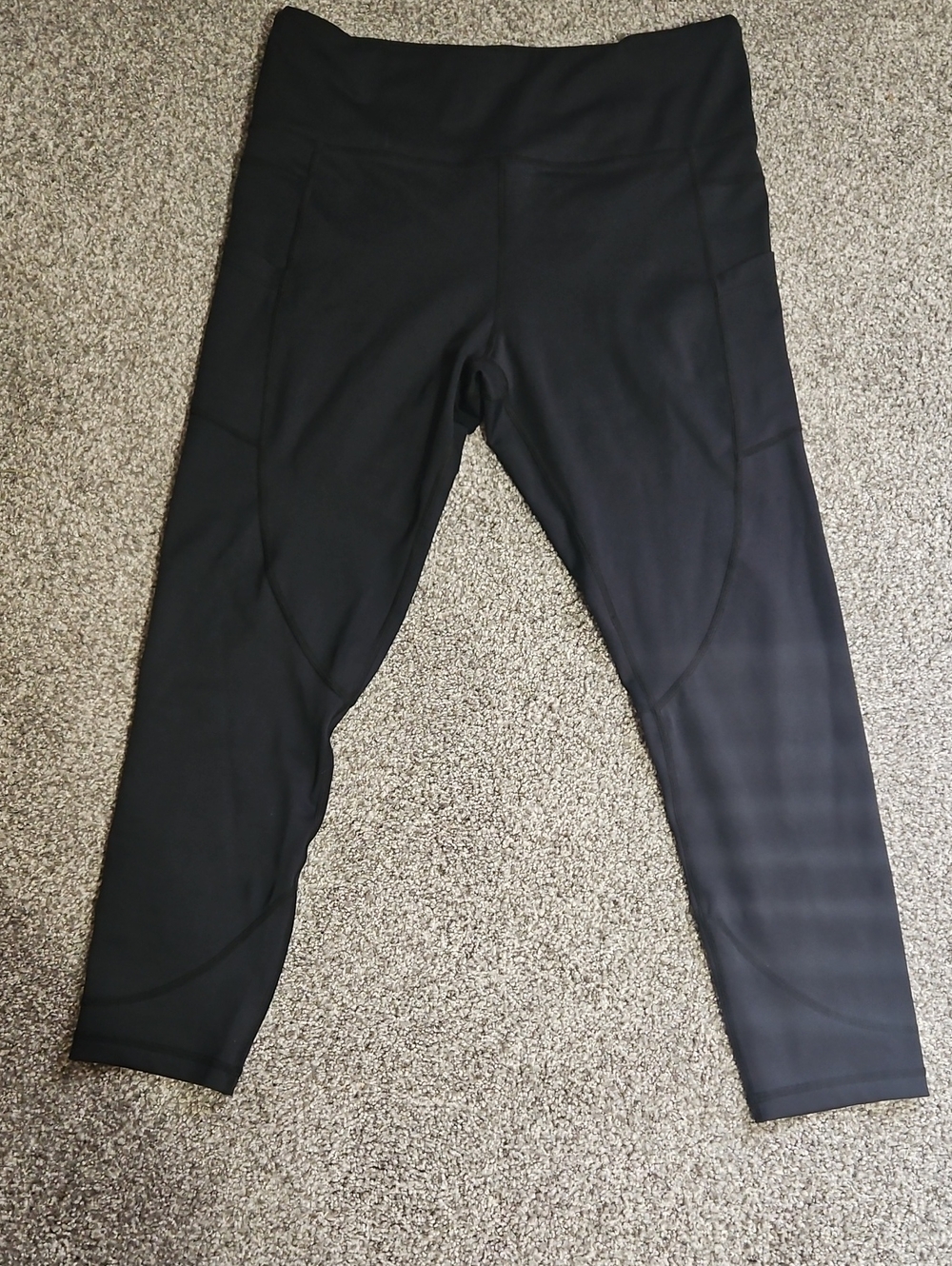 ZYIA Black Active Leggings with Interior Logo